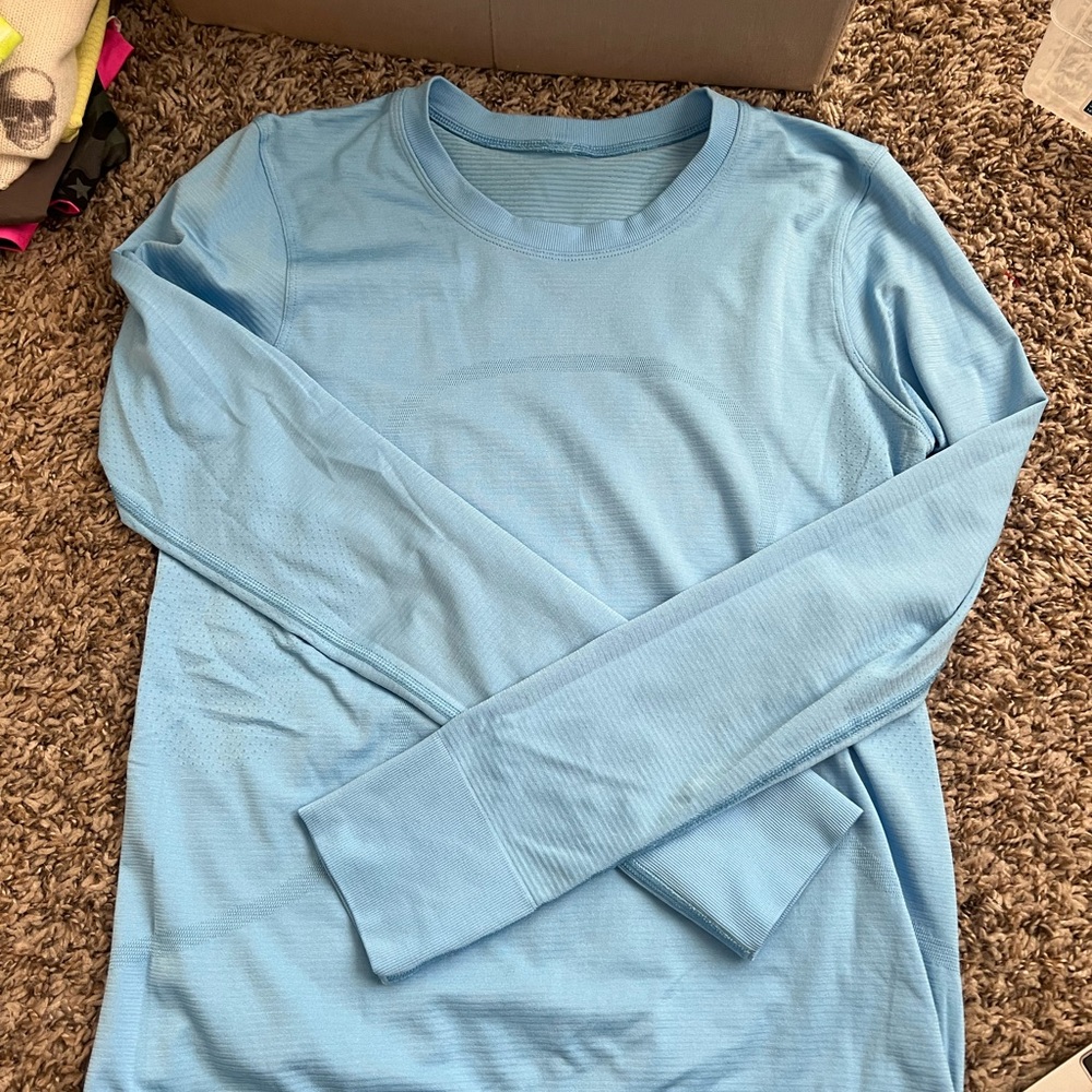 lululemon light blue swiftly tech